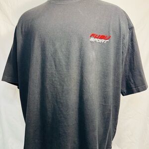 FUBU Sport Vintage Y2K Tee Black with Red Logo